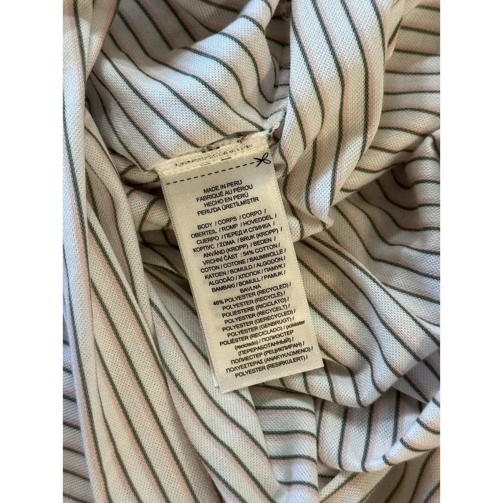 NWT RLX Ralph Lauren Performance Golf Polo Pink Sand Striped Size M Wicking